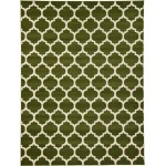 Rug Unique Loom Trellis Dark Green Rectangular 9' 0 x 12' 0
