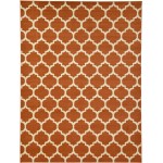 Rug Unique Loom Trellis Terracotta Rectangular 9' 0 x 12' 0