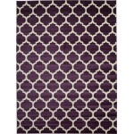 Rug Unique Loom Trellis Dark Purple Rectangular 9' 0 x 12' 0