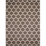 Rug Unique Loom Trellis Brown/Beige Rectangular 9' 0 x 12' 0