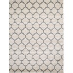 Rug Unique Loom Trellis Beige/Gray Rectangular 9' 0 x 12' 0