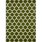 Rug Unique Loom Trellis Dark Green Rectangular 8' 0 x 11' 0