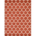 Rug Unique Loom Trellis Terracotta Rectangular 8' 0 x 11' 0
