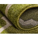 Rug Unique Loom Trellis Green Rectangular 8' 0 x 11' 0