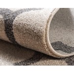 Rug Unique Loom Trellis Beige/Gray Rectangular 8' 0 x 11' 0