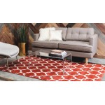 Rug Unique Loom Trellis Terracotta Rectangular 8' 0 x 10' 0