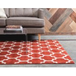 Rug Unique Loom Trellis Terracotta Rectangular 8' 0 x 10' 0