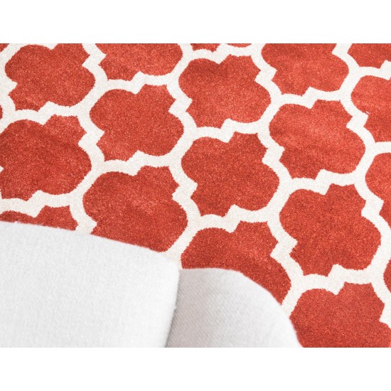 Rug Unique Loom Trellis Terracotta Rectangular 8' 0 x 10' 0