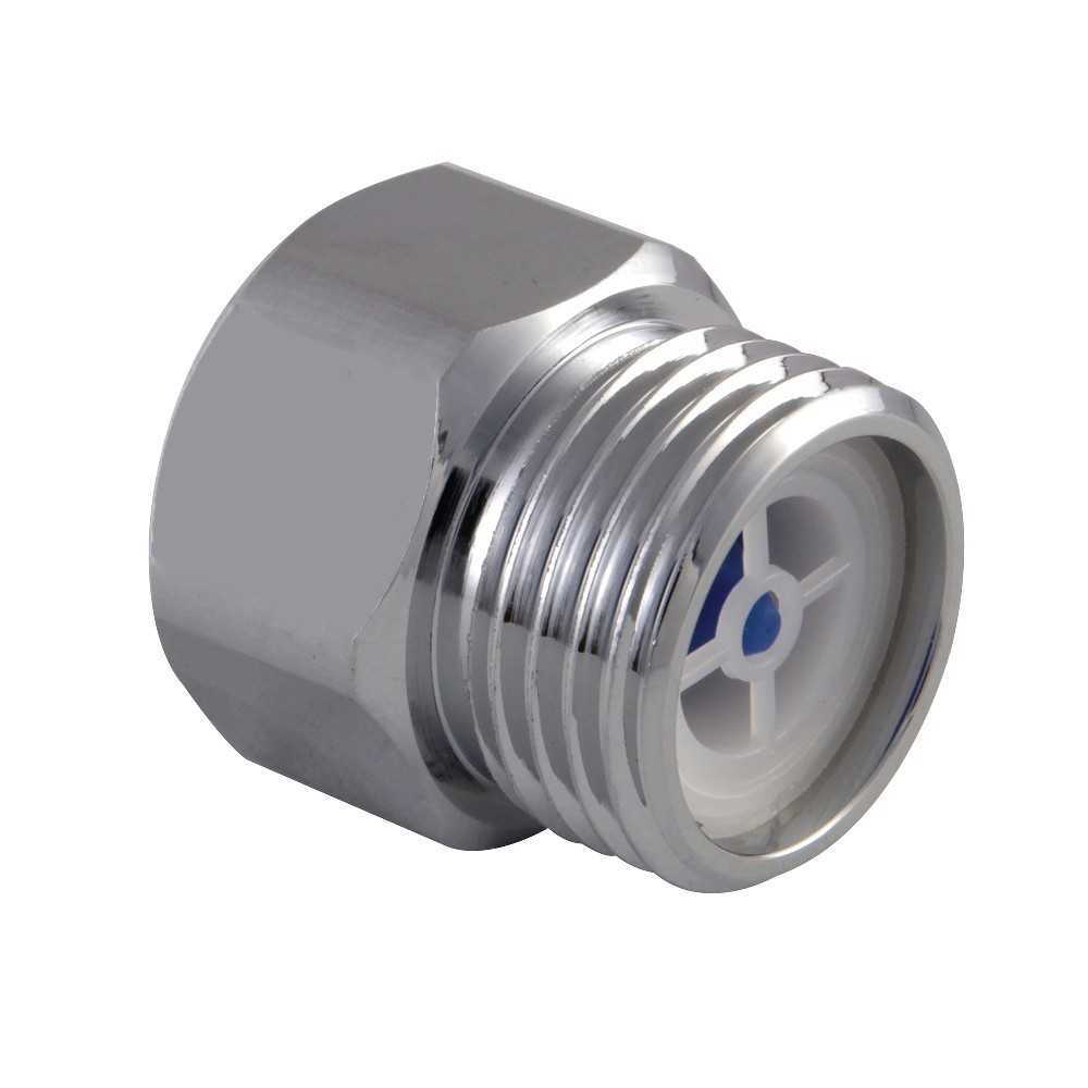 Kingston Brass Anti Flood Adapter for Supply Line, Polished Chrome
