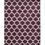 Rug Unique Loom Trellis Dark Purple Rectangular 8' 0 x 10' 0