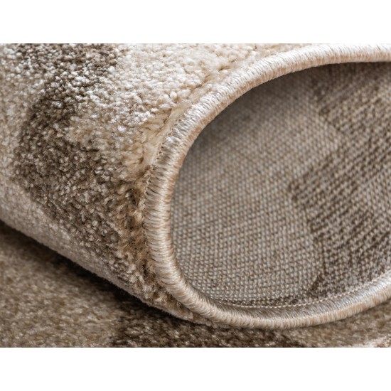 Rug Unique Loom Trellis Beige/Light Brown Rectangular 8' 0 x 10' 0
