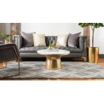 Rug Unique Loom Trellis Gray Rectangular 7' 0 x 10' 0