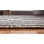 Rug Unique Loom Trellis Gray Rectangular 7' 0 x 10' 0