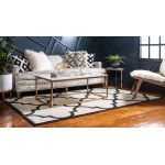 Rug Unique Loom Trellis Beige Rectangular 7' 0 x 10' 0
