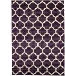 Rug Unique Loom Trellis Dark Purple Rectangular 7' 0 x 10' 0