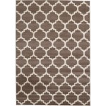 Rug Unique Loom Trellis Brown/Beige Rectangular 7' 0 x 10' 0