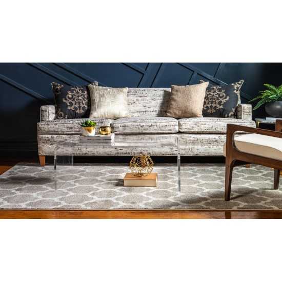 Rug Unique Loom Trellis Light Brown Rectangular 7' 0 x 10' 0