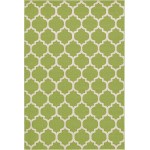 Rug Unique Loom Trellis Green Rectangular 6' 0 x 9' 0