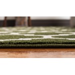 Rug Unique Loom Trellis Dark Green Rectangular 5' 0 x 8' 0