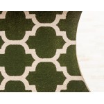 Rug Unique Loom Trellis Dark Green Rectangular 5' 0 x 8' 0