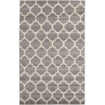 Rug Unique Loom Trellis Gray Rectangular 5' 0 x 8' 0