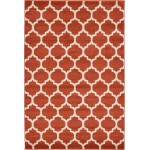 Rug Unique Loom Trellis Terracotta Rectangular 4' 0 x 6' 0