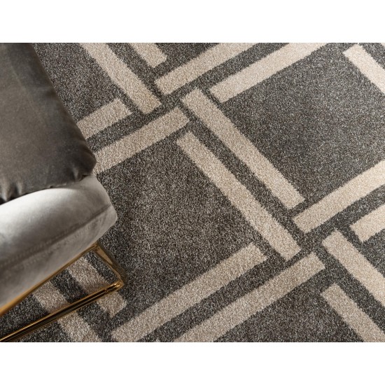 Rug Unique Loom Trellis Gray Rectangular 3' 3 x 5' 3