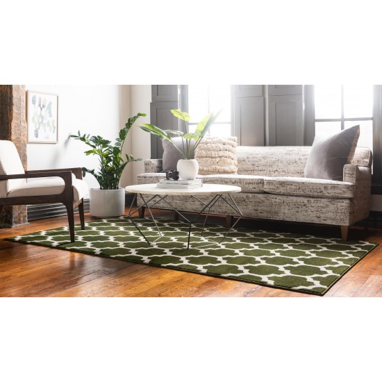 Rug Unique Loom Trellis Dark Green Rectangular 3' 3 x 5' 3