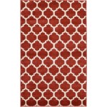 Rug Unique Loom Trellis Red Rectangular 3' 3 x 5' 3