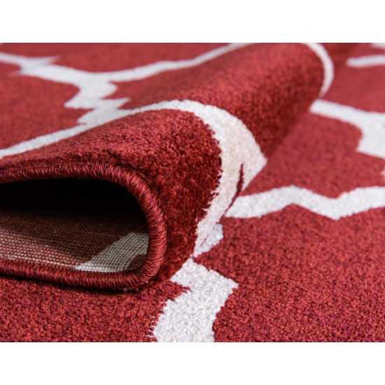 Rug Unique Loom Trellis Red Rectangular 3' 3 x 5' 3
