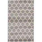 Rug Unique Loom Trellis Gray Rectangular 3' 3 x 5' 3