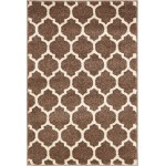 Rug Unique Loom Trellis Brown/Beige Rectangular 2' 2 x 3' 0