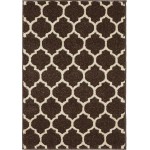 Rug Unique Loom Trellis Dark Brown/Beige Rectangular 2' 2 x 3' 0