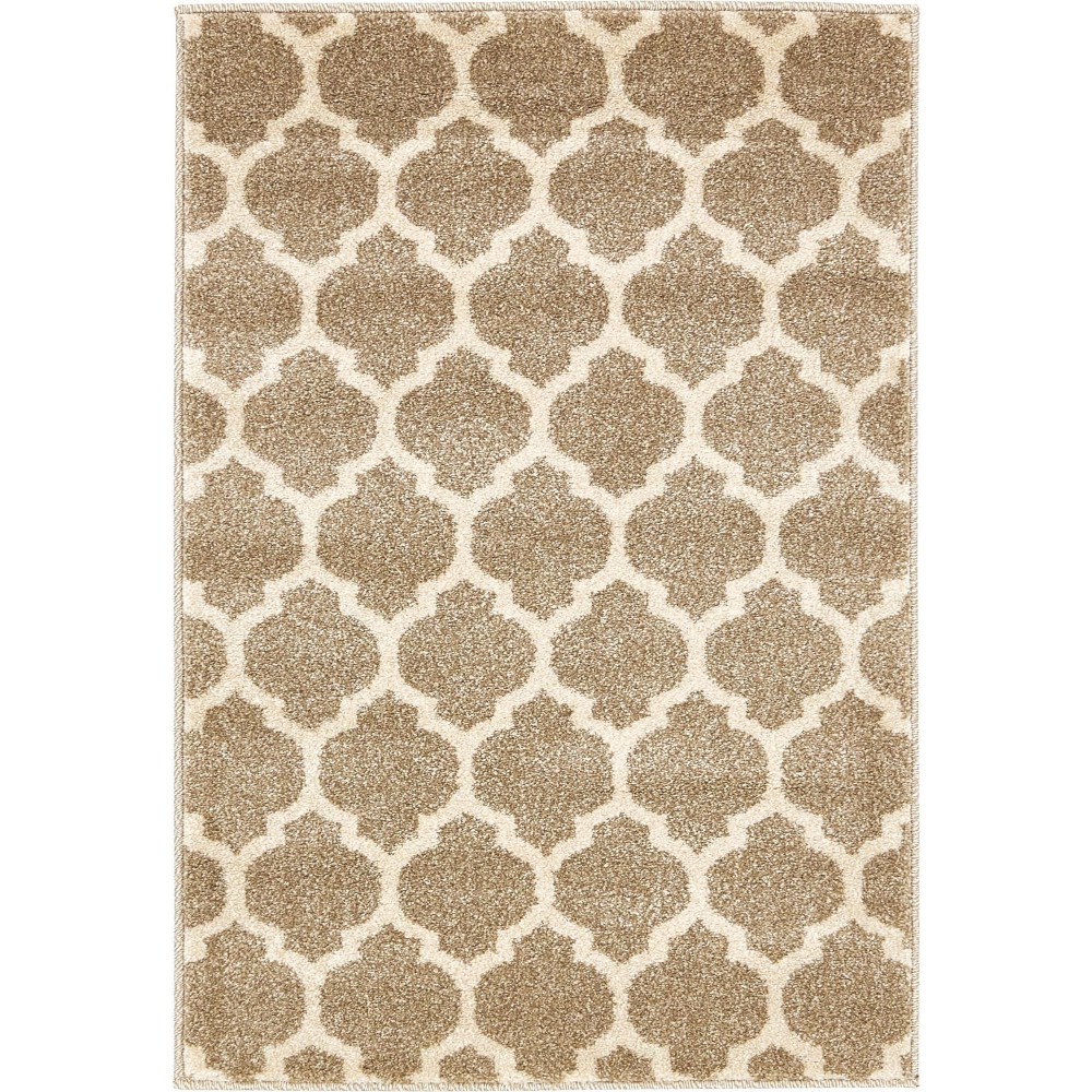 Rug Unique Loom Trellis Light Brown Rectangular 2' 2 x 3' 0