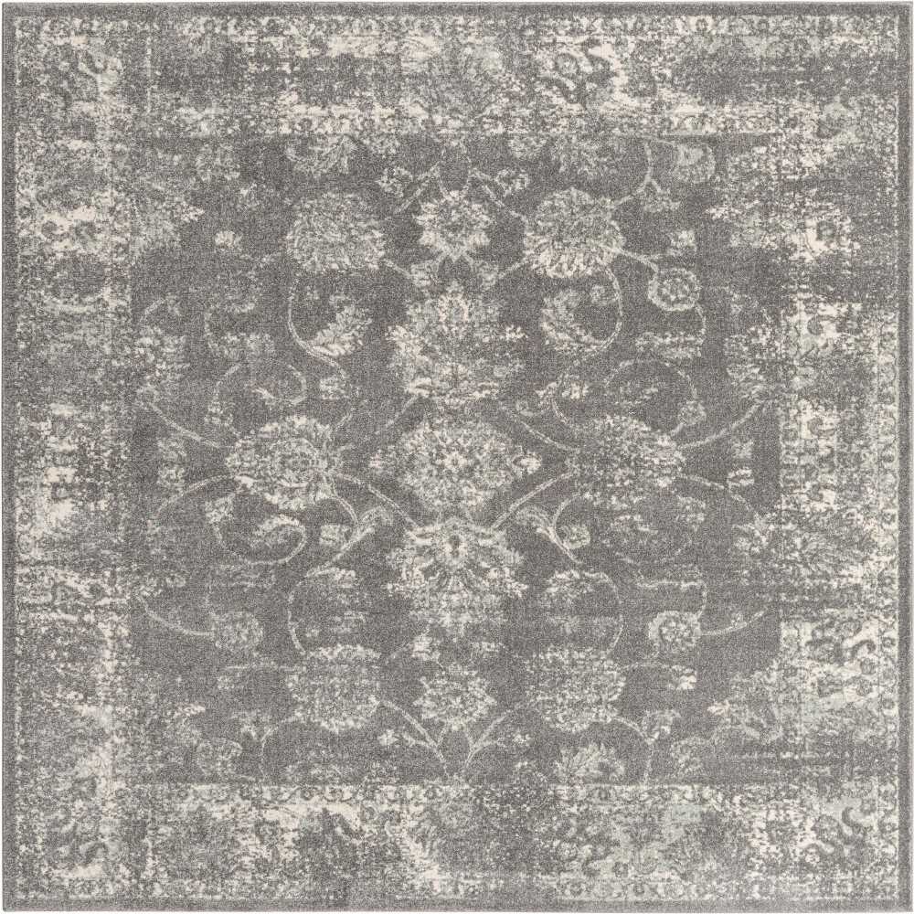 Rug Unique Loom Tradition Gray Square 8' 4 x 8' 4 Rug Unique Loom Tradition Gray Square 8' 4 x 8' 4