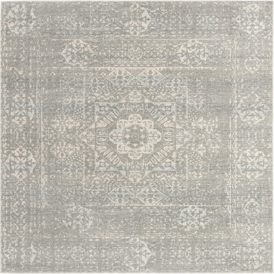 Rug Unique Loom Tradition Silver Square 8' 4 x 8' 4