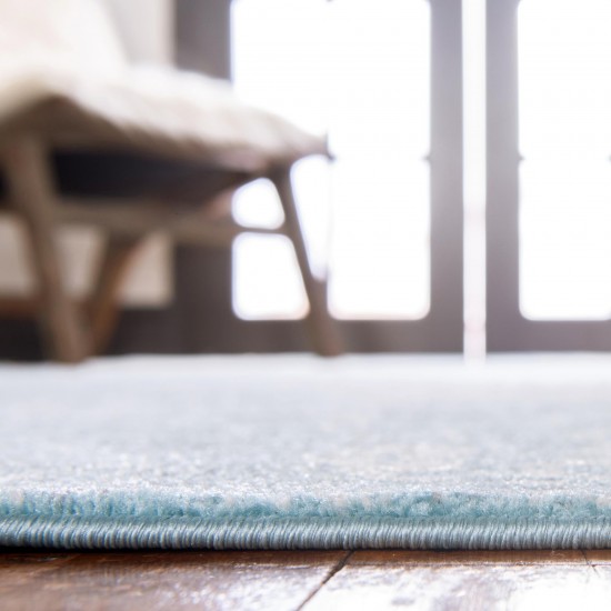 Rug Unique Loom Tradition Light Blue Square 8' 4 x 8' 4