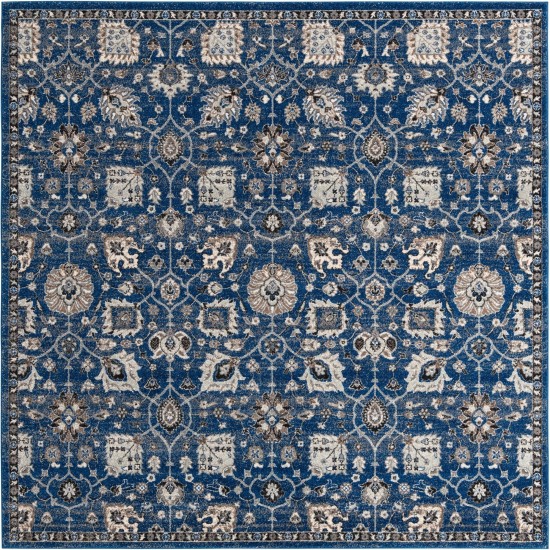 Rug Unique Loom Tradition Blue Square 8' 4 x 8' 4