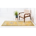 Rug Unique Loom Tradition Yellow Runner 2' 7 x 10' 0