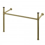 Fauceture Imperial Stainless Steel Console Legs for VPB1488B, Brushed Brass