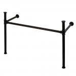 Fauceture Imperial Stainless Steel Console Legs for VPB1488B, Matte Black