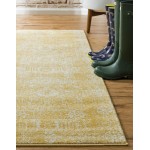 Rug Unique Loom Tradition Yellow Runner 2' 7 x 10' 0