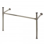 Fauceture Imperial Stainless Steel Console Legs for VPB1488B, Polished Nickel