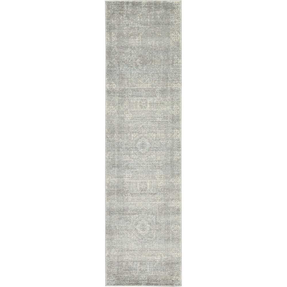 Rug Unique Loom Tradition Silver Runner 2' 7 x 10' 0