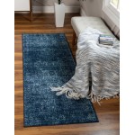 Rug Unique Loom Tradition Navy Blue Runner 2' 7 x 10' 0