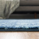 Rug Unique Loom Tradition Navy Blue Runner 2' 7 x 10' 0