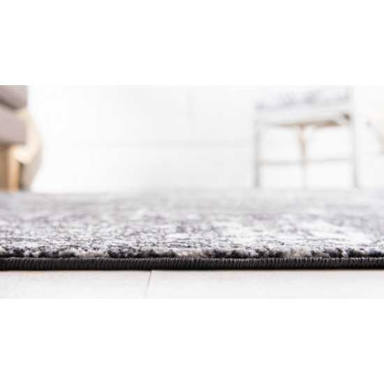 Rug Unique Loom Tradition Black Runner 2' 7 x 10' 0