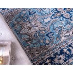 Rug Unique Loom Tradition Turquoise Runner 2' 7 x 10' 0