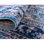 Rug Unique Loom Tradition Turquoise Runner 2' 7 x 10' 0