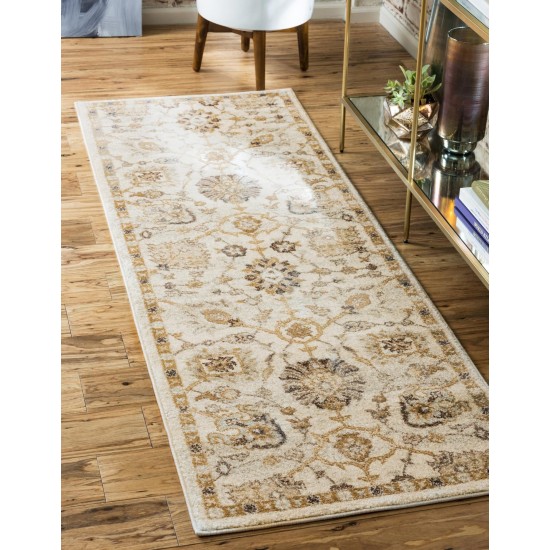 Rug Unique Loom Tradition Ivory Runner 2' 7 x 10' 0